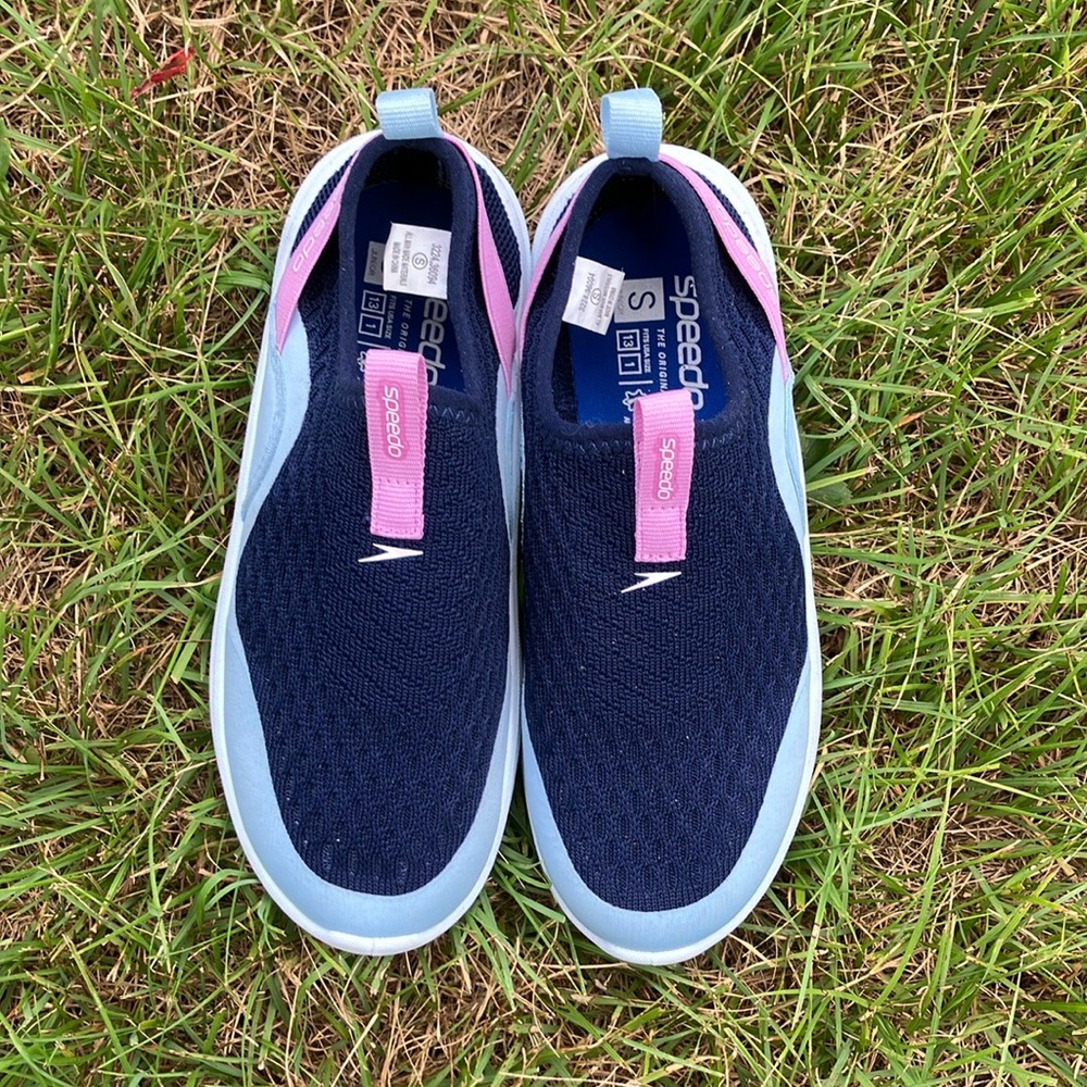 Kids Speedo Blue and Pink Aquatic Shoes